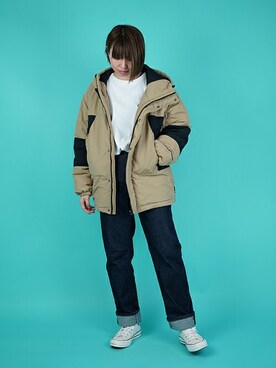 「179/WG（イチナナキュウダブルジー）のアイテム（ジャケット/アウター）」を使った、ニコルさん（レディース・163cm）の冬コーディネート