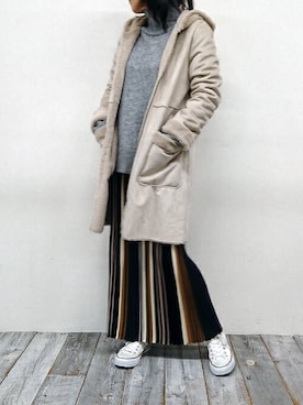 ニコルさん（レディース・158cm）の冬コーディネート