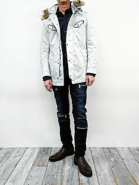 ニコルさん（メンズ・173cm）の冬コーディネート