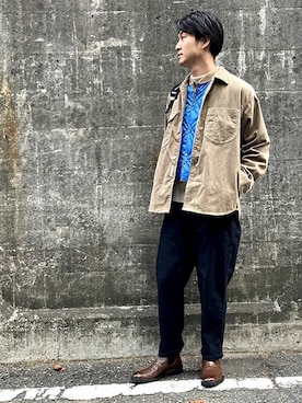 ベストを使った コーデュロイシャツ のメンズ人気ファッションコーディネート Wear ベストを使った コーデュロイシャツ のメンズ人気ファッションコーディネート Wear