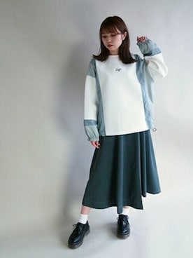 「179/WG（イチナナキュウダブルジー）のアイテム」を使った、ニコルさん（レディース・158cm）の冬コーディネート