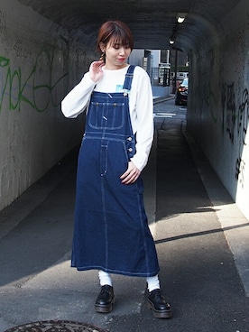 「179/WG（イチナナキュウダブルジー）のアイテム（ワンピース/ドレス）」を使った、ニコルさん（レディース・163cm）の春コーディネート