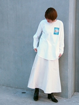 「179/WG（イチナナキュウダブルジー）のアイテム」を使った、ニコルさん（レディース・163cm）の冬コーディネート