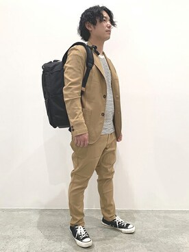 「SET UP」｜ニコルさん（メンズ・166cm）の冬コーディネート