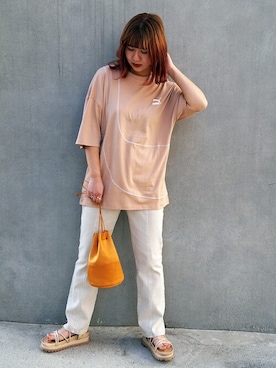 「プーマ」｜ニコルさん（レディース・158cm）の春コーディネート