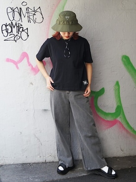 「プーマ」｜ニコルさん（レディース・158cm）の春コーディネート