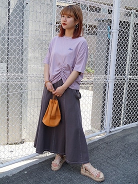 「179/WG（イチナナキュウダブルジー）のアイテム」を使った、ニコルさん（レディース・158cm）の春コーディネート