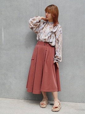 「179/WG（イチナナキュウダブルジー）のアイテム」を使った、ニコルさん（レディース・158cm）の春コーディネート