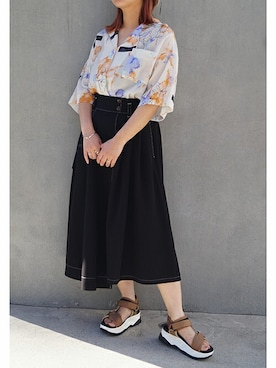 「179/WG（イチナナキュウダブルジー）のアイテム」を使った、ニコルさん（レディース・158cm）の春コーディネート