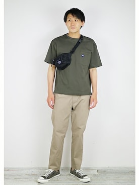 「ポケT」｜ニコルさん（メンズ・178cm）の春コーディネート
