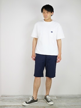 「ポケT」｜ニコルさん（メンズ・178cm）の夏コーディネート
