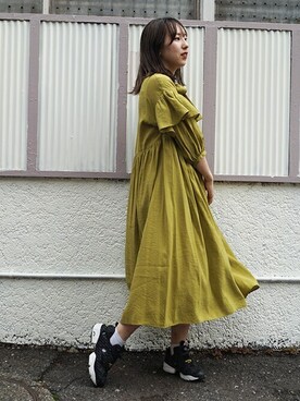 「179/WG（イチナナキュウダブルジー）のアイテム（ワンピース/ドレス）」を使った、ニコルさん（レディース・163cm）の夏コーディネート