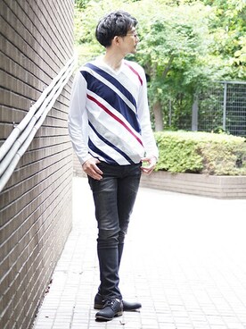 ニコルさん（メンズ・181cm）の夏コーディネート