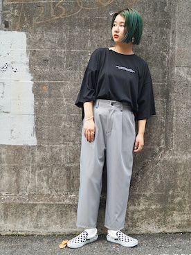 「179/WG（イチナナキュウダブルジー）のアイテム」を使った、ニコルさん（レディース・158cm）の夏コーディネート