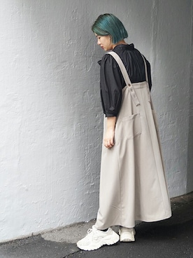 「179/WG（イチナナキュウダブルジー）のアイテム」を使った、ニコルさん（レディース・158cm）の夏コーディネート