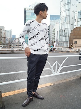 ニコルさん（メンズ・181cm）の夏コーディネート