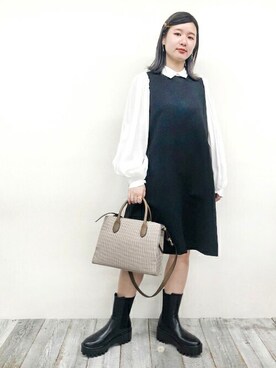 「179/WG（イチナナキュウダブルジー）のアイテム（ワンピース/ドレス）」を使った、ニコルさん（レディース・158cm）の夏コーディネート