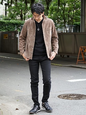 ニコルさん(メンズ・181cm)の秋コーディネート