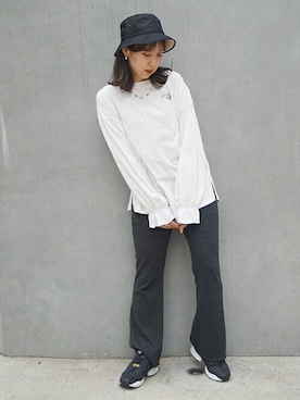 「179/WG（イチナナキュウダブルジー）のアイテム」を使った、ニコルさん（レディース・163cm）の秋コーディネート