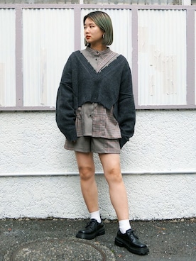 ニコルさん（レディース・158cm）の秋コーディネート