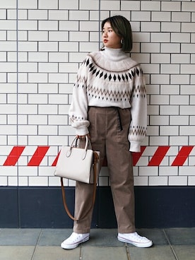 ニコルさん（レディース・158cm）の秋コーディネート