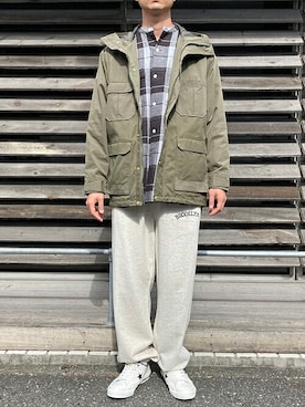 「BROOKLYN OVERALL（ブルックリンオーバーオール）のアイテム」を使った、ニコルさん（メンズ・178cm）の秋コーディネート