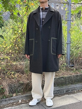 「ワーク」｜「アイテム（その他アウター）」を使った、ニコルさん（メンズ・178cm）の秋コーディネート