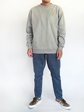 「アイテム（デニムパンツ、その他）」を使った、ニコルさん（メンズ・178cm）の秋コーディネート