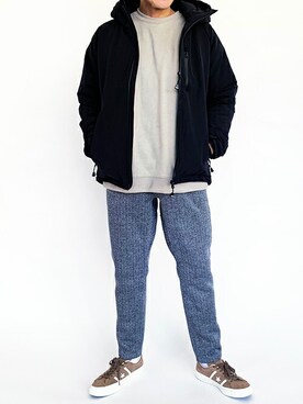 「アイテム（デニムパンツ、その他）」を使った、ニコルさん（メンズ・178cm）の秋コーディネート