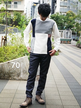 ニコルさん（メンズ・181cm）の秋コーディネート