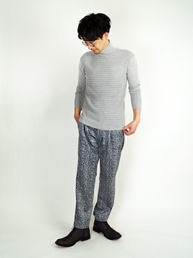 ニコルさん（メンズ・181cm）の冬コーディネート