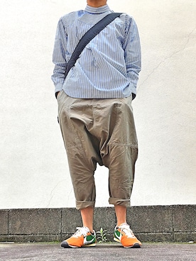 コムデギャルソンシャツのサルエルパンツ コムデギャルソンシャツのサルエルパンツ COMME des GARCONS