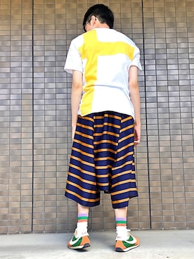 コムデギャルソンシャツ　サルエル COMME des GARCONS SHIRTのアイテムを使った「サルエルパンツ