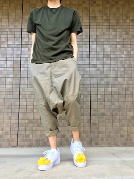 COMME des GARCONS SHIRTのアイテムを使った「サルエルパンツ