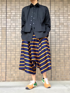 COMME des GARCONS SHIRTのアイテムを使った「サルエルパンツ