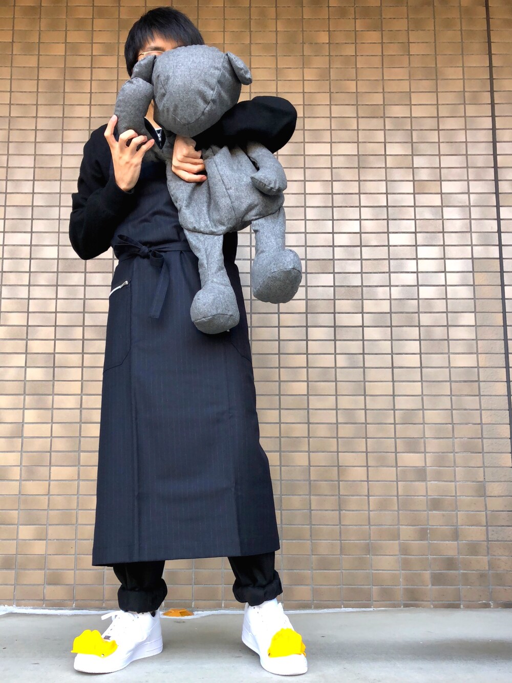COMME des GARCONS HOMME PLUSのエプロンを使ったメンズ人気