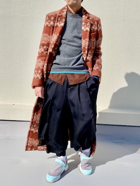 COMME des GARCONS HOMME PLUSのピーコートを使った人気