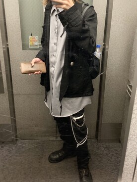 「KRIS VAN ASSCHE（クリスヴァンアッシュ）のアイテム（パンツ）」を使った、no Nameさん（メンズ・186cm）の春コーディネート