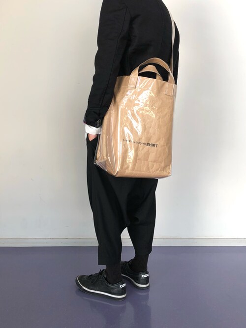 Riku Matsumura Comme Des Garcons Shirtのショルダーバッグを使ったコーディネート Wear