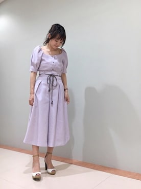 「JILL STUART（ジルスチュアート）のアイテム」を使った、kamさん（レディース・155cm）の春コーディネート