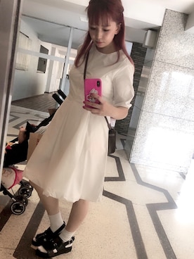 「153cm」｜「アイテム（PC・スマホグッズ/家電）」を使った、_73044_さん（レディース・153cm）の夏コーディネート