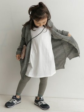 「NEW BALANCE（ニューバランス）のアイテム」を使った、DOORS KIDSさん（キッズ・109cm）の冬コーディネート
