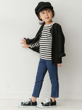 「アイテム（キャスケット）」を使った、DOORS KIDSさん（キッズ・109cm）の冬コーディネート
