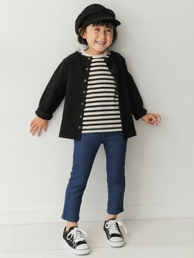 「アイテム（キャスケット）」を使った、DOORS KIDSさん（キッズ・109cm）の冬コーディネート