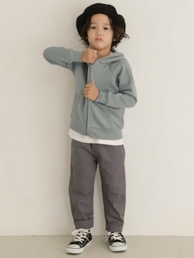 「URBAN RESEARCH DOORS（アーバンリサーチドアーズ）のアイテム（パーカー）」を使った、DOORS KIDSさん（キッズ・109cm）の秋コーディネート