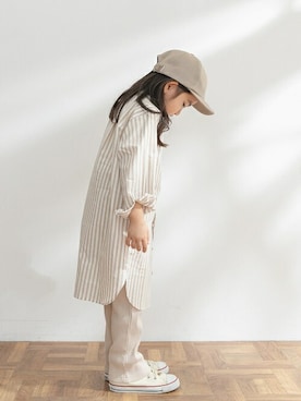 「CONVERSE（コンバース）のアイテム」を使った、DOORS KIDSさん（キッズ・109cm）の春コーディネート