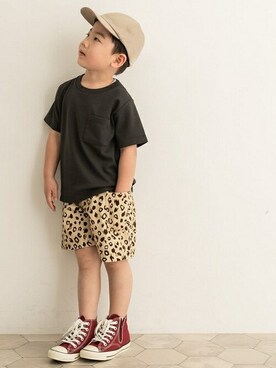 「CONVERSE（コンバース）のアイテム」を使った、DOORS KIDSさん（キッズ・106cm）の春コーディネート