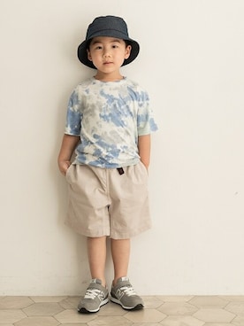 「Gramicci（グラミチ）のアイテム」を使った、DOORS KIDSさん（キッズ・106cm）の春コーディネート