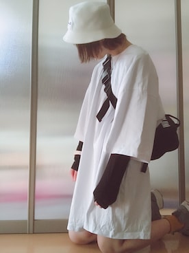 y u n .さん（レディース・158cm）の夏コーディネート