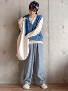 「エプロン」｜y u n .さん（レディース・158cm・20代）の秋コーディネート